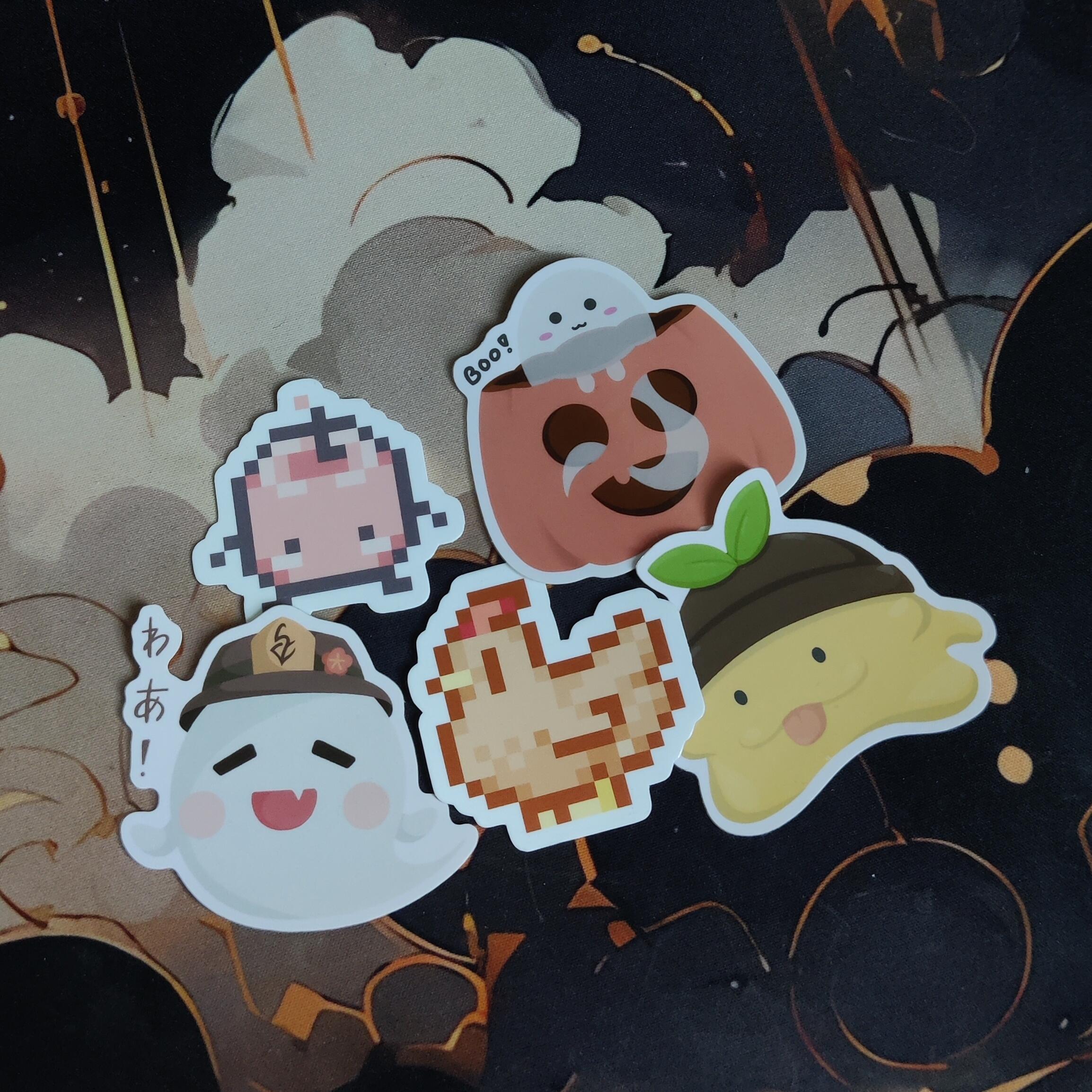 phasco's digital illustrated stickers